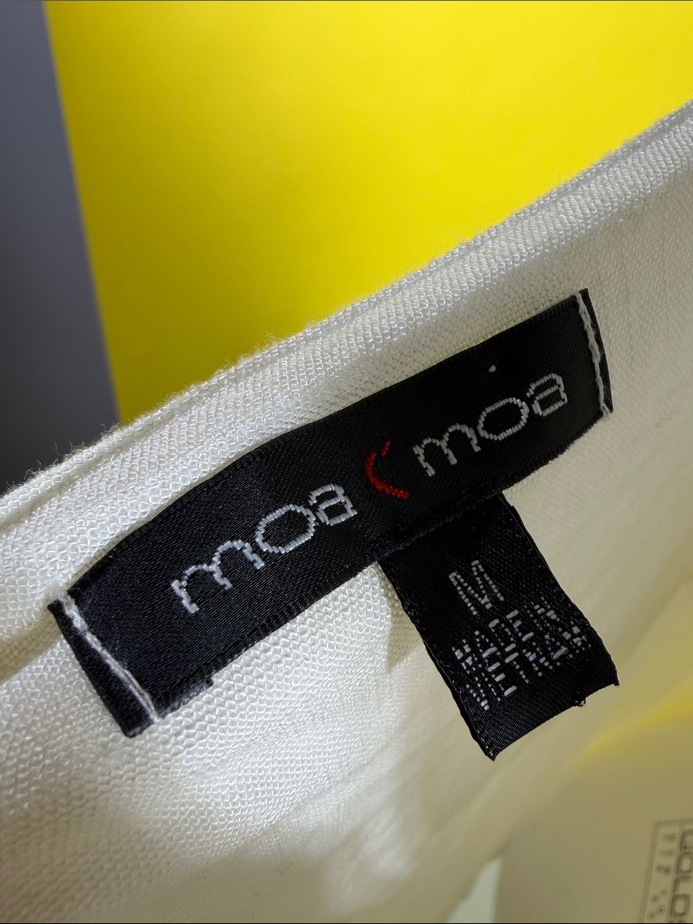 Moa Moa White Ruffle Button-Front Camisole (r15) - Picture 2 of 7